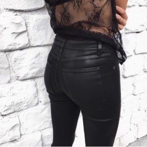 Carmar Denim Black Wax Tight Jeans // LF